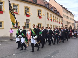 Eucharistische Prozession durch die Universitätsstadt Würzburg